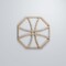 Ekena Millwork Small Haswell Decorative Fretwork Wood Wall Panels, Red Oak, 11 3/8"W x 11 3/8"H x 3/8"T WALW12X12X0375HWLRO - alternate 5